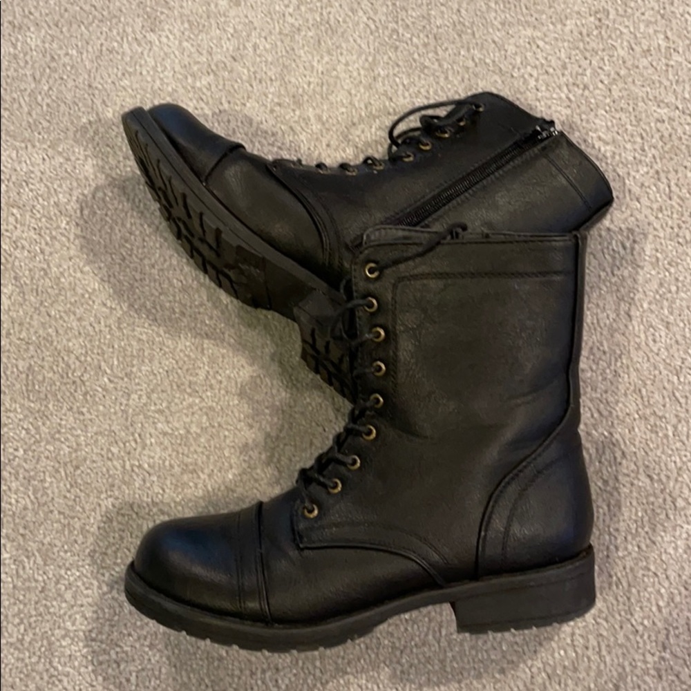 Black Combat Boots